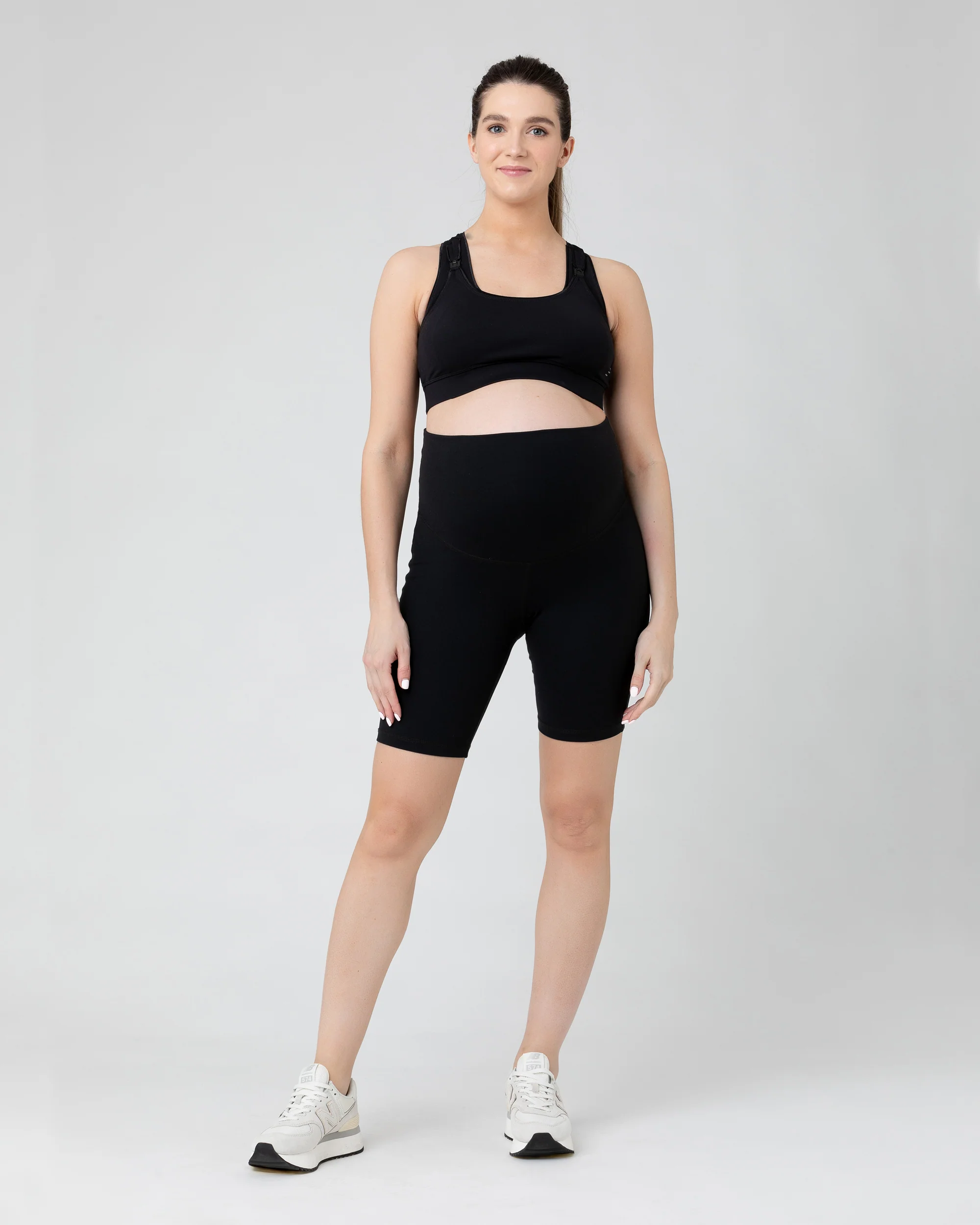 Active Nursing Crop Top Black - Image 6