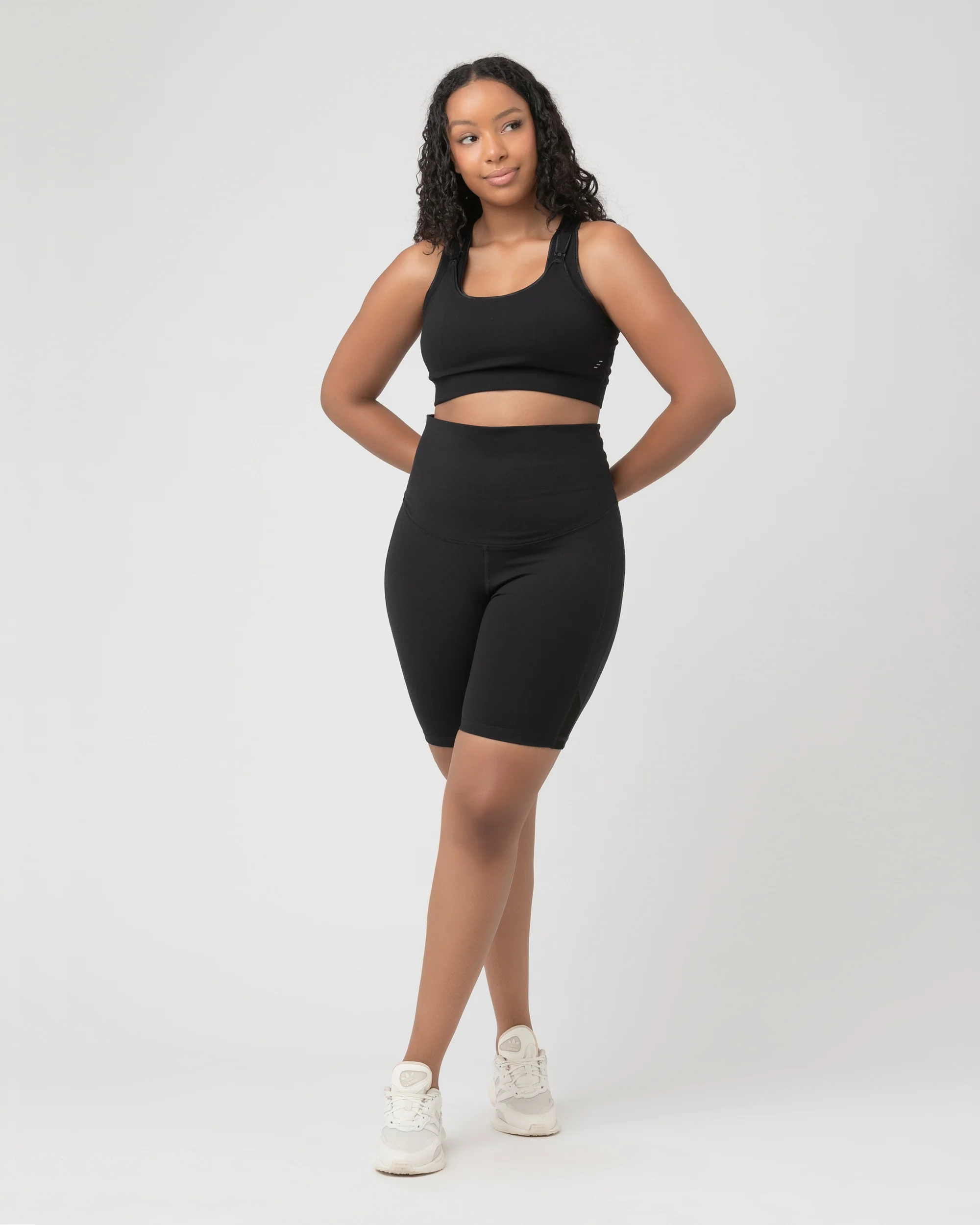 Active Nursing Crop Top Black - Image 7