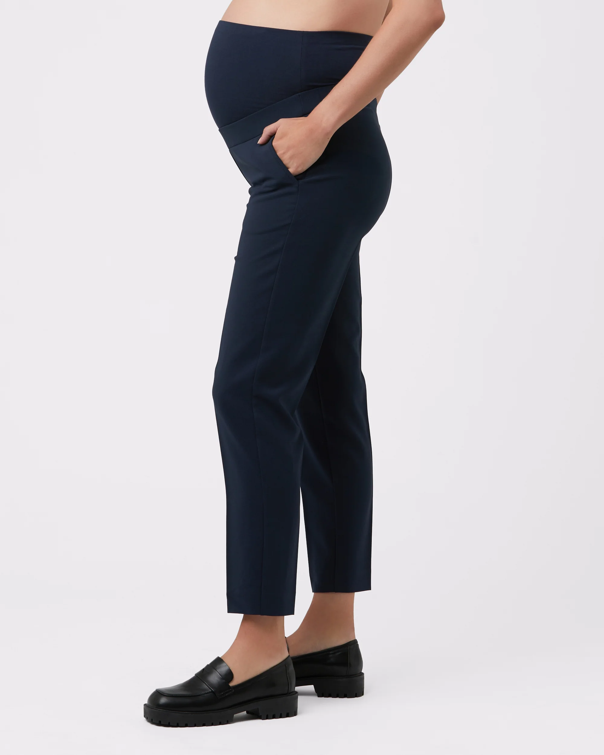 Alexa Classic Crop Pant  Navy - Image 4