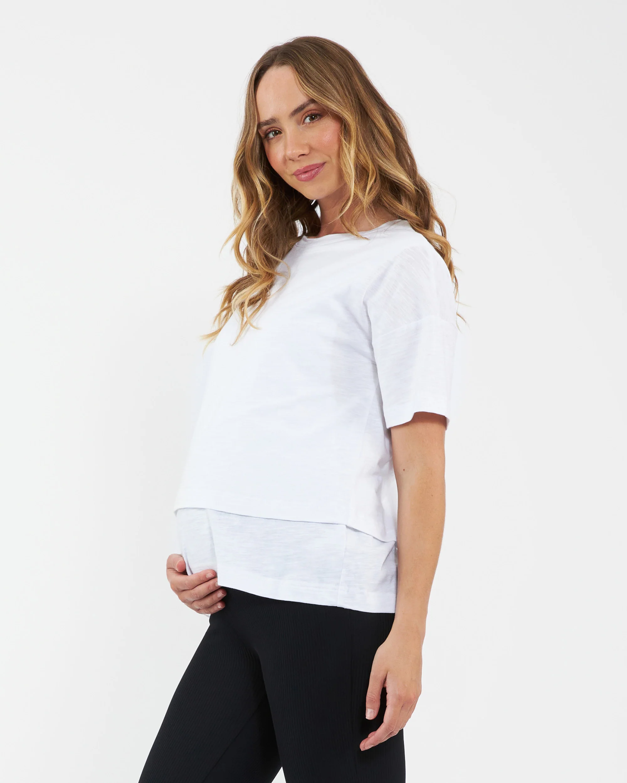 Claud Nursing Tee  White - Image 4