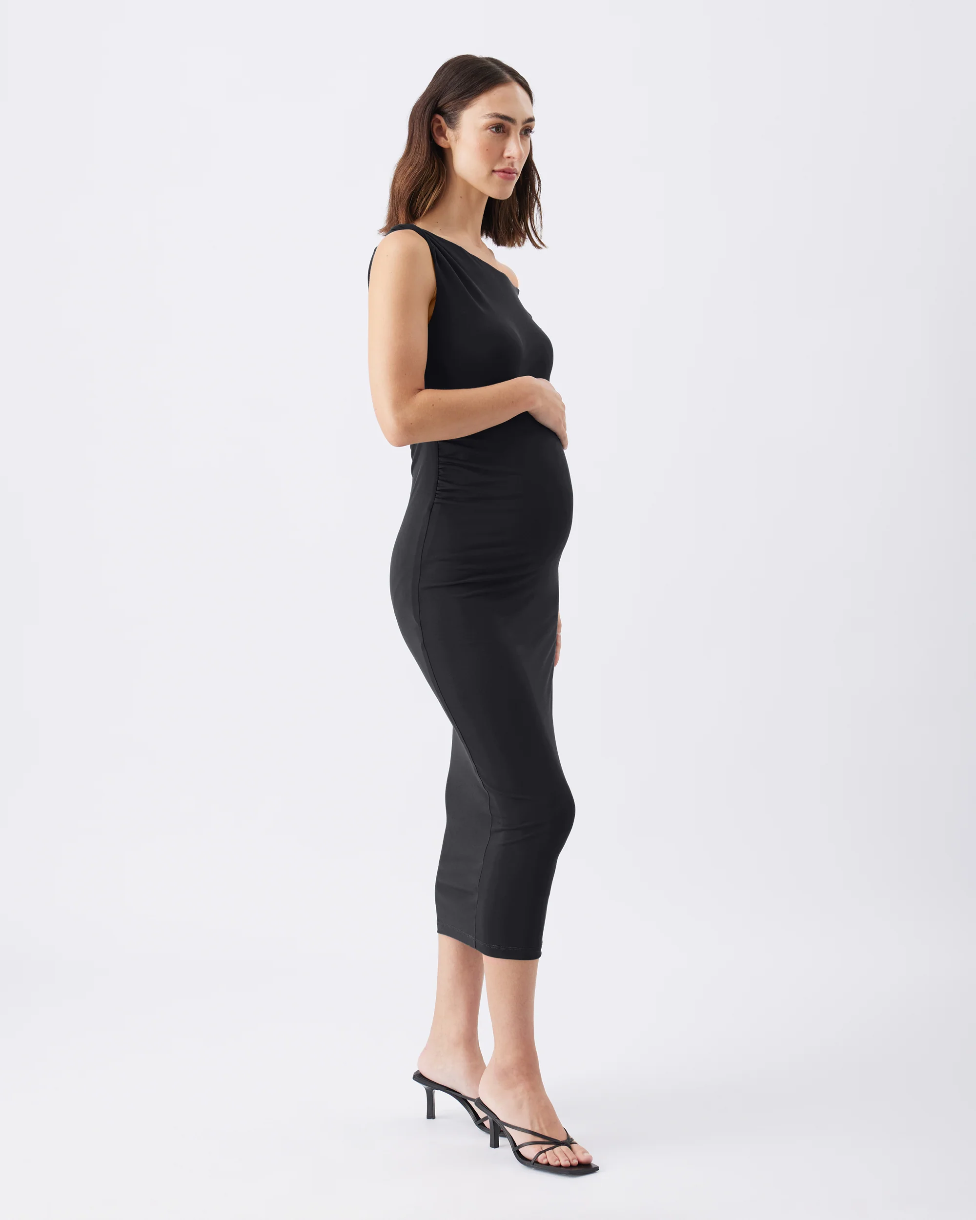 Cora Off-Shoulder Dress Black - Image 3