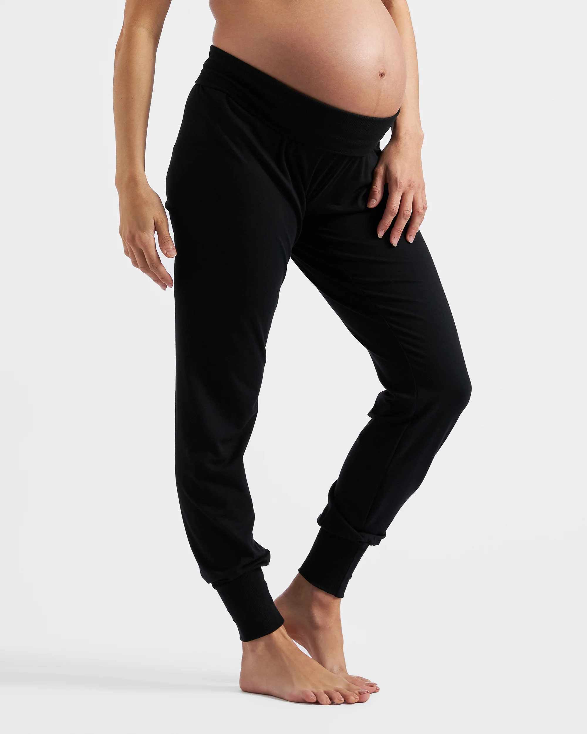 Jersey Lounge Pant Black - Image 3