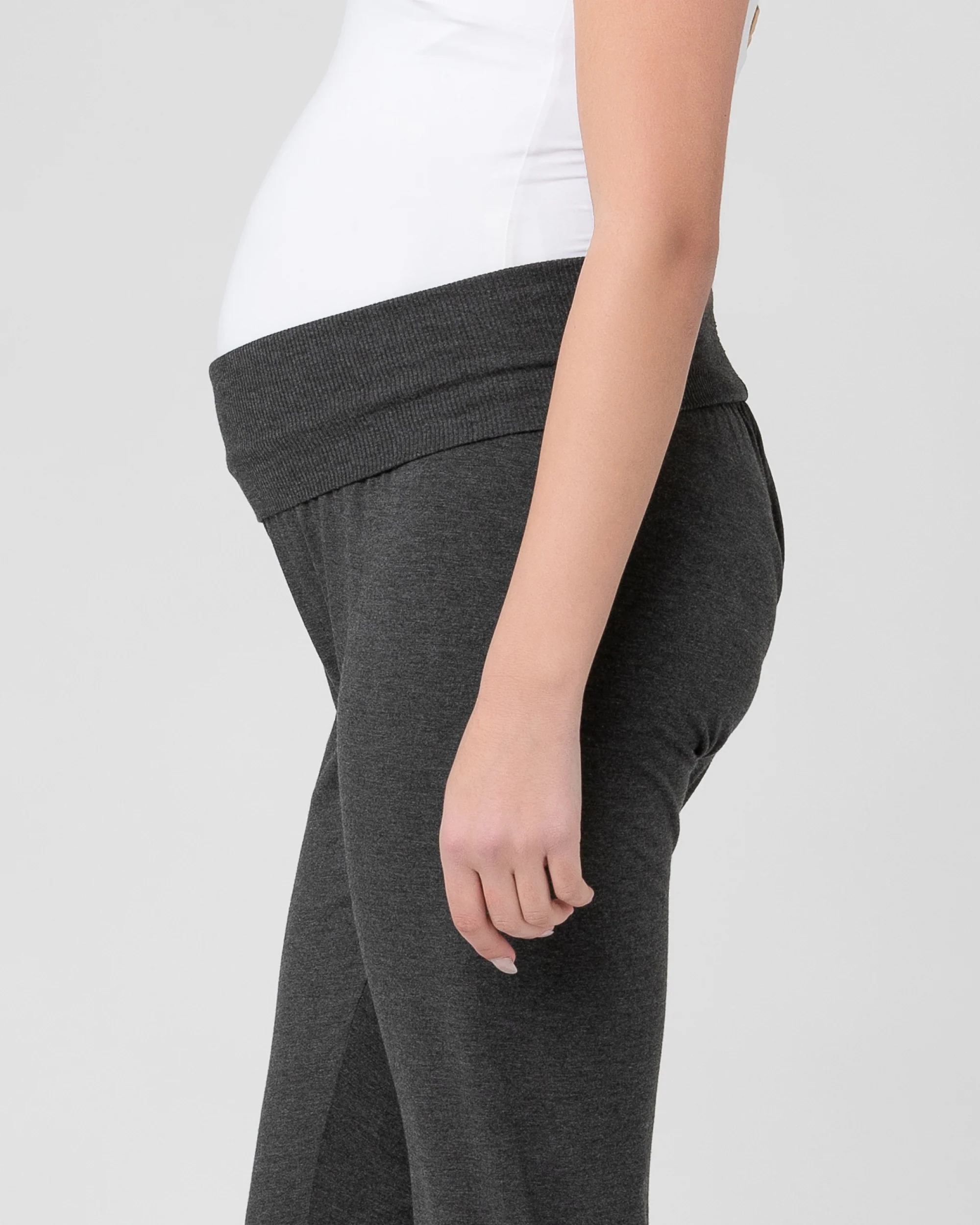 Jersey Lounge Pant Charcoal Marle - Image 5