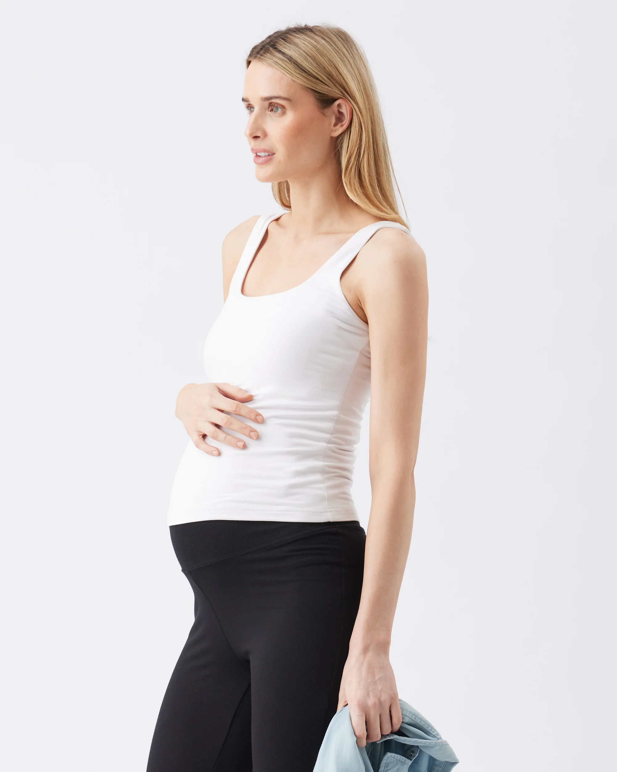 Luxe Knit Tank Top  White - Image 3