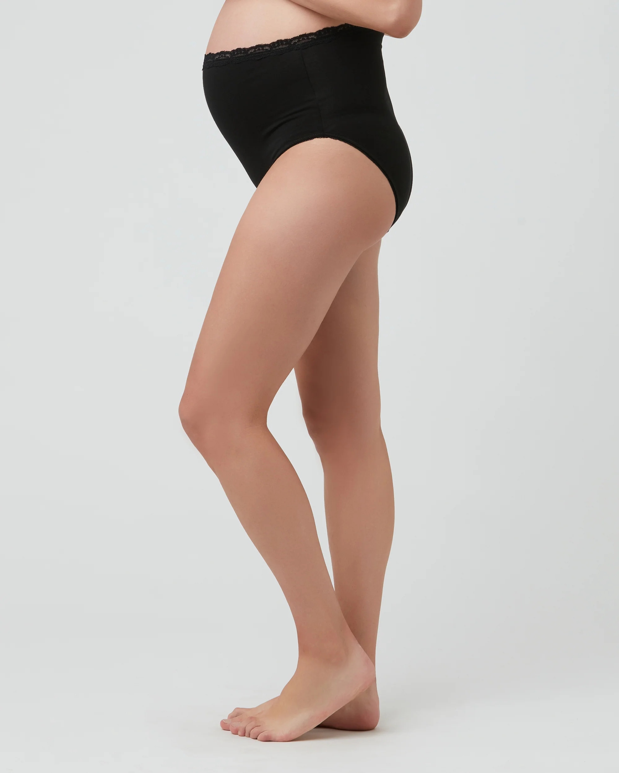 Organic Cotton Full Briefs Black - Image 4