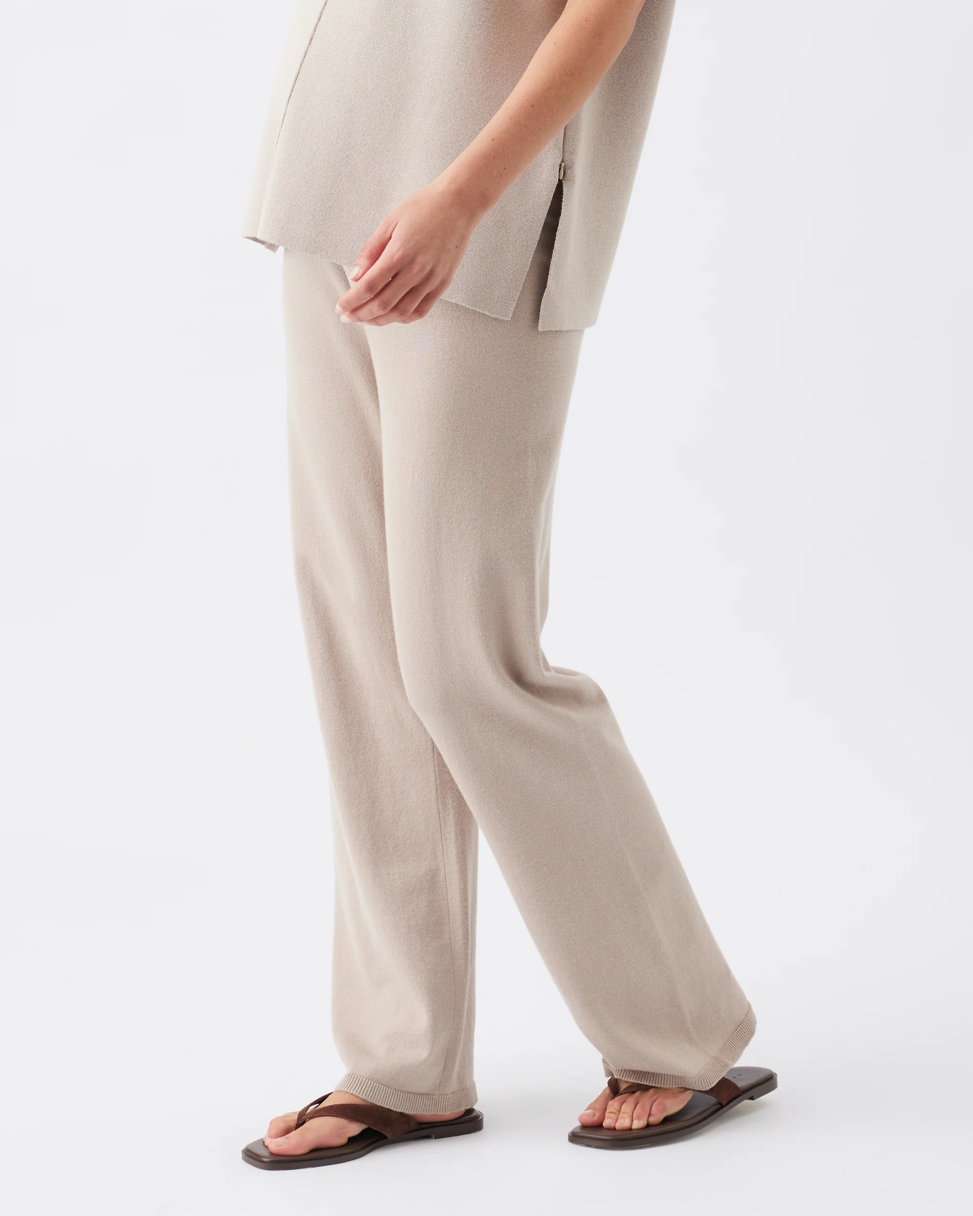 Ryan Knit Pant  Stone - Image 4